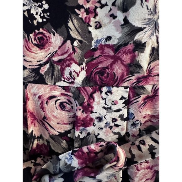 CDC vintage 80s 90s COTTAGECORE FLORAL maxi dress Cross Cross Back - Picture 6 of 14